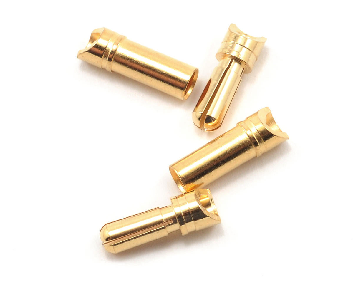 Connecteurs dorés ProTek RC PTK-5031 3,5 mm « Super Bullet » (2 mâles/2 femelles)