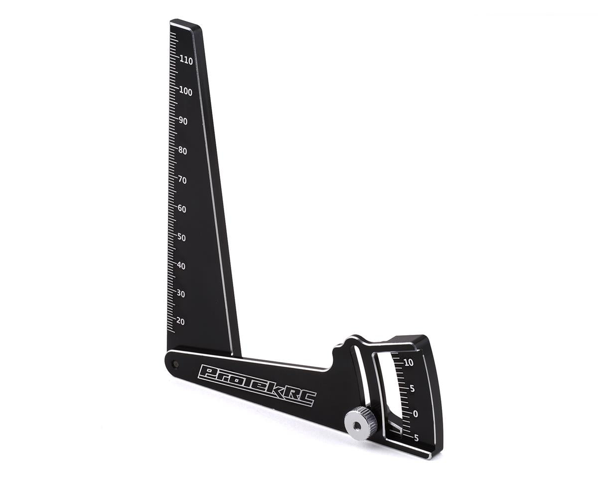 ProTek RC PTK-7613 Aluminum Camber Gauge (117mm Tall)