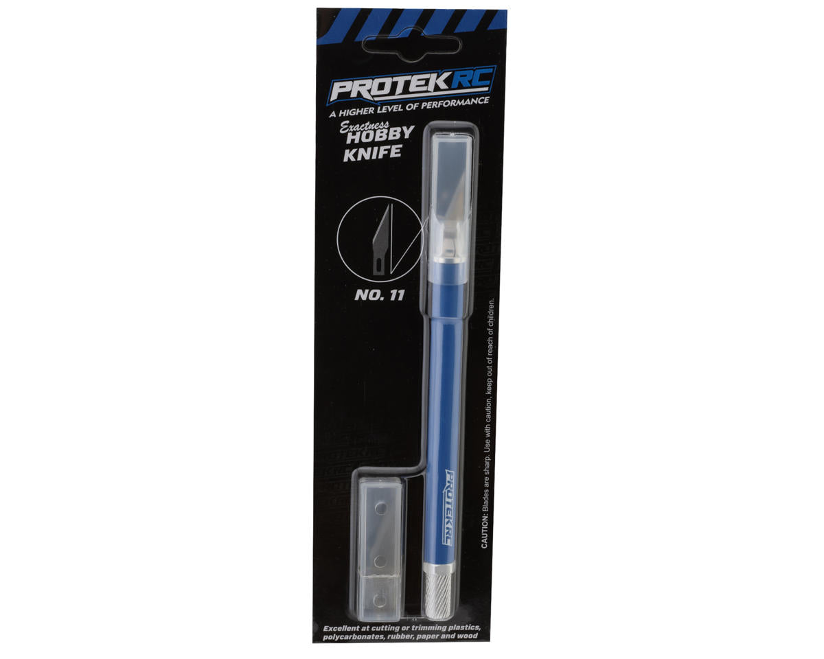 ProTek 8485 RC Exactness High Grip Hobby Knife w/5 Extra Blades (#11 Blade)