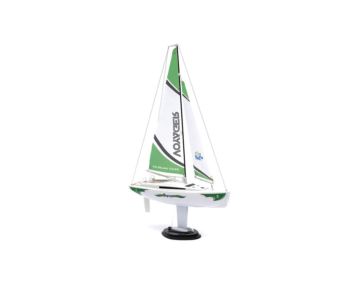 PlaySTEM Voyager 280 Sailboat w/2.4GHz Transmitter (Green) PYSXB03401C