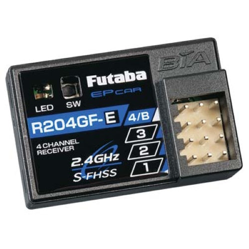 Futaba R204GF-E S-FHSS 2.4GHz 4-Channel Micro Receiver for Electric Only