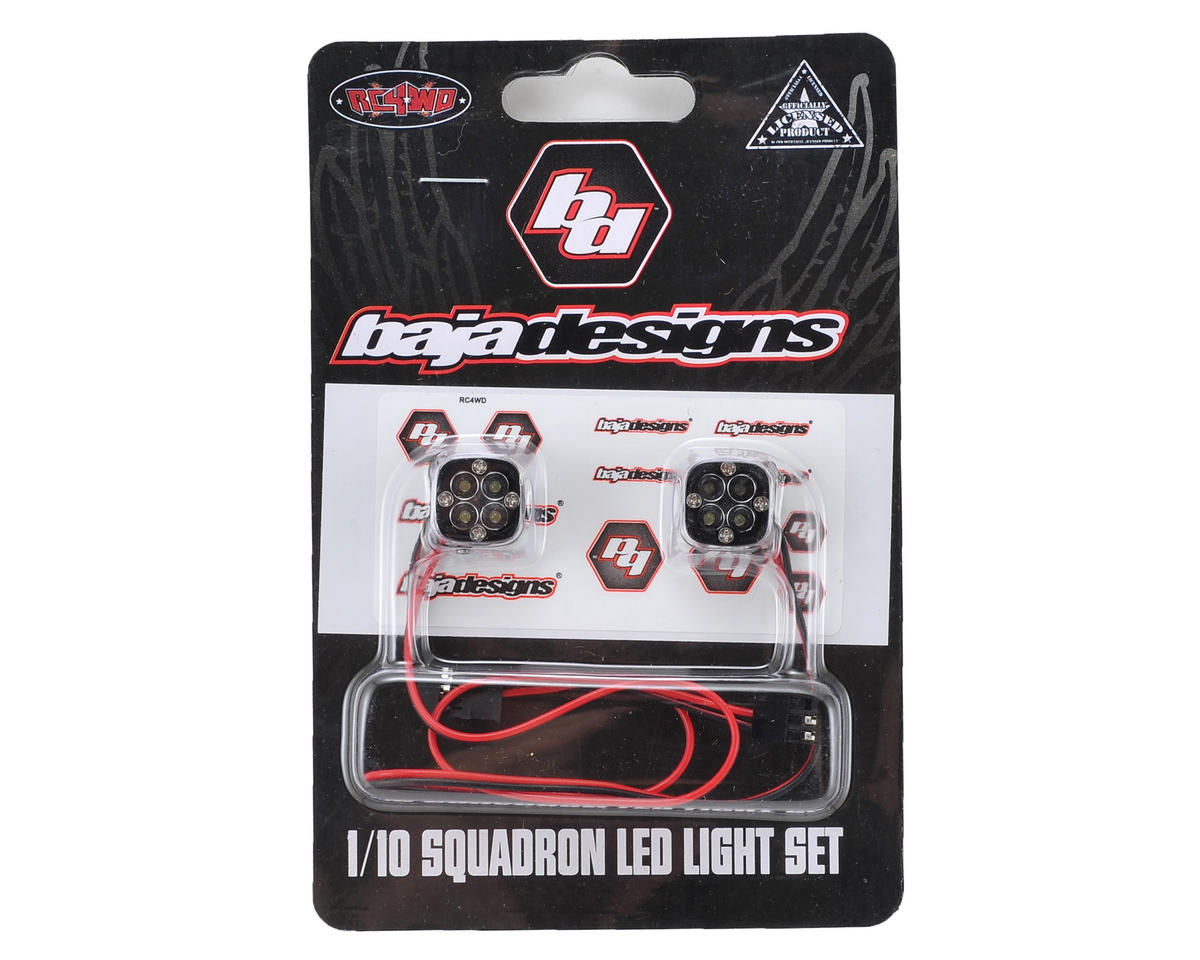 RC4WD RC4ZE0066 1/10 Baja Designs Squadron Pro LED Lights (2) (Miniature Scale Accessory)
