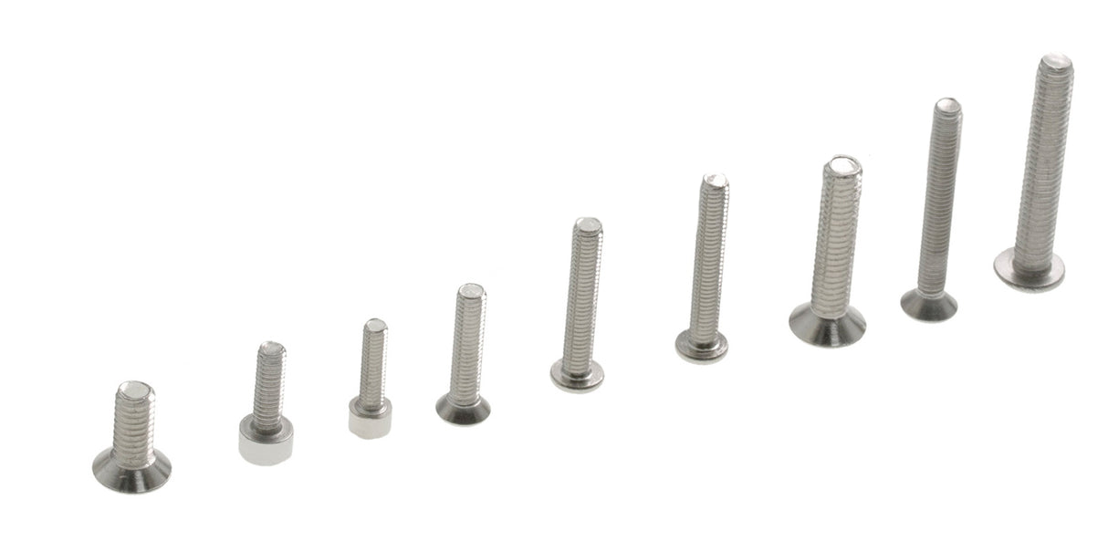 Racers Edge RCE3114 Stainless Steel Screw Set for Traxxas Maxx, 315 pcs