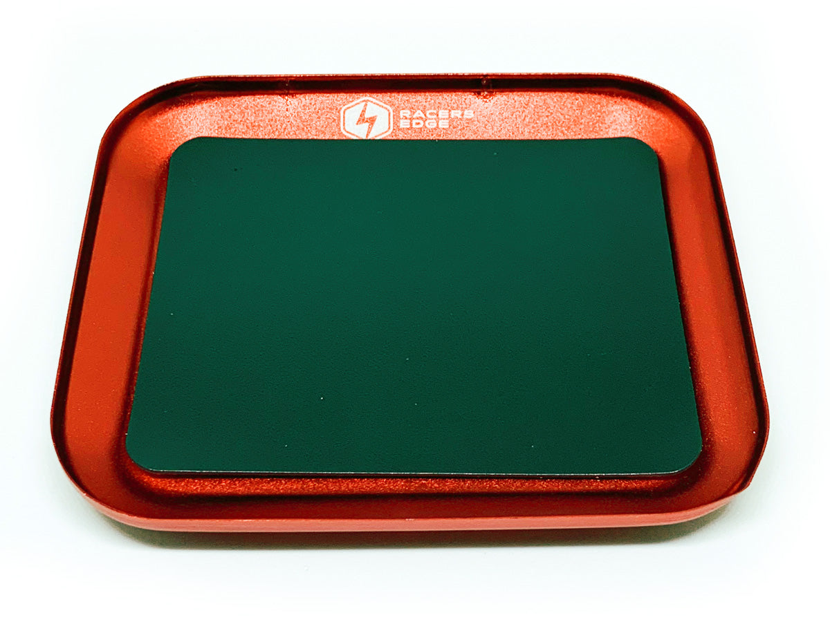 Racers Edge RCE7250R Aluminum Alloy Magnetic Screw Tray Red