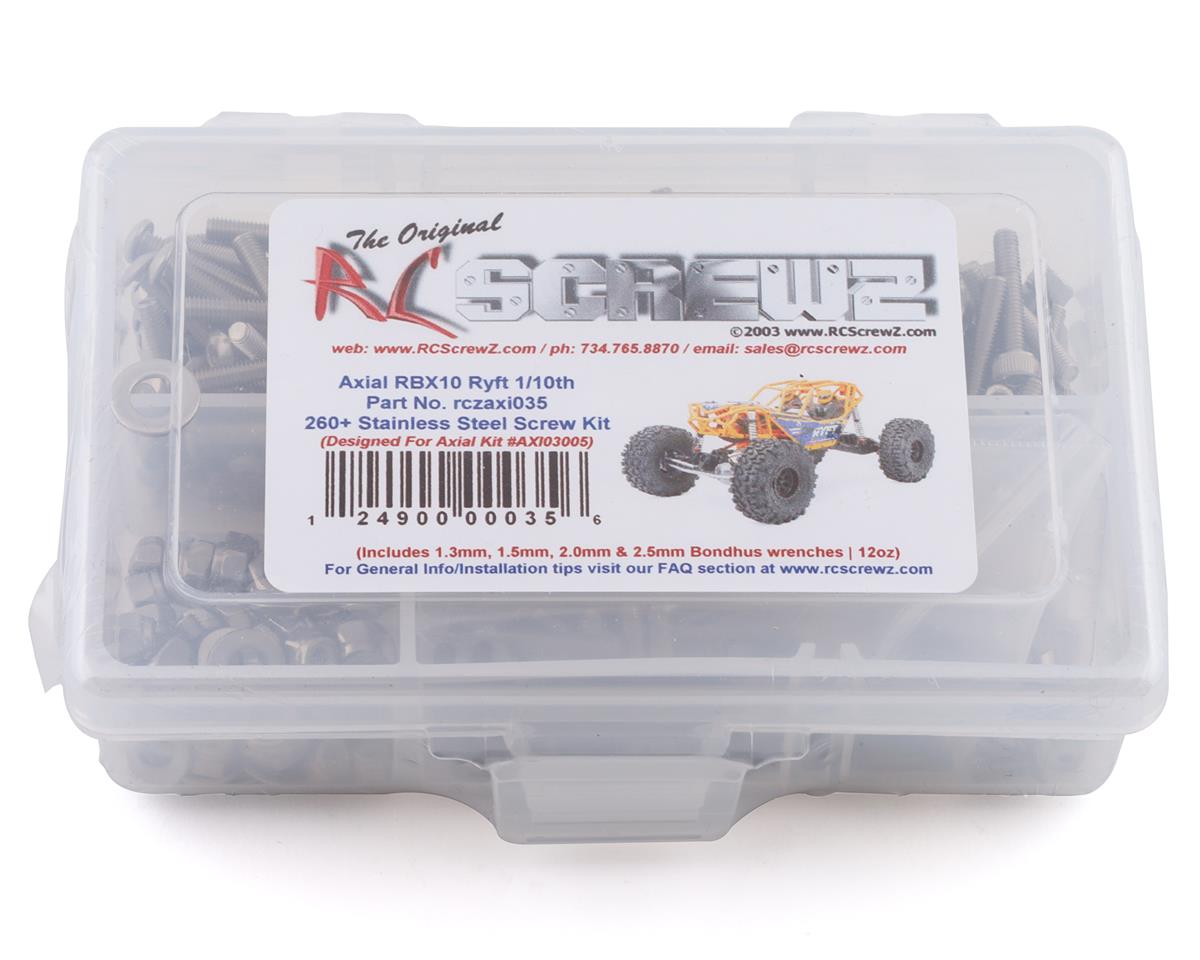 RC Screwz RCZAXI035 Axial RBX10 Ryft Stainless Steel Screw Kit