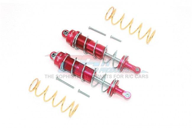 GPM ALUMINUM FRONT/REAR THICKENED SPRING DAMPERS 125MM TRAXXAS 1/10 MAXX RED
