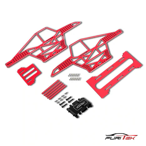 FURITEK FUR-2142 Rampart Aluminum Frame - (RED)