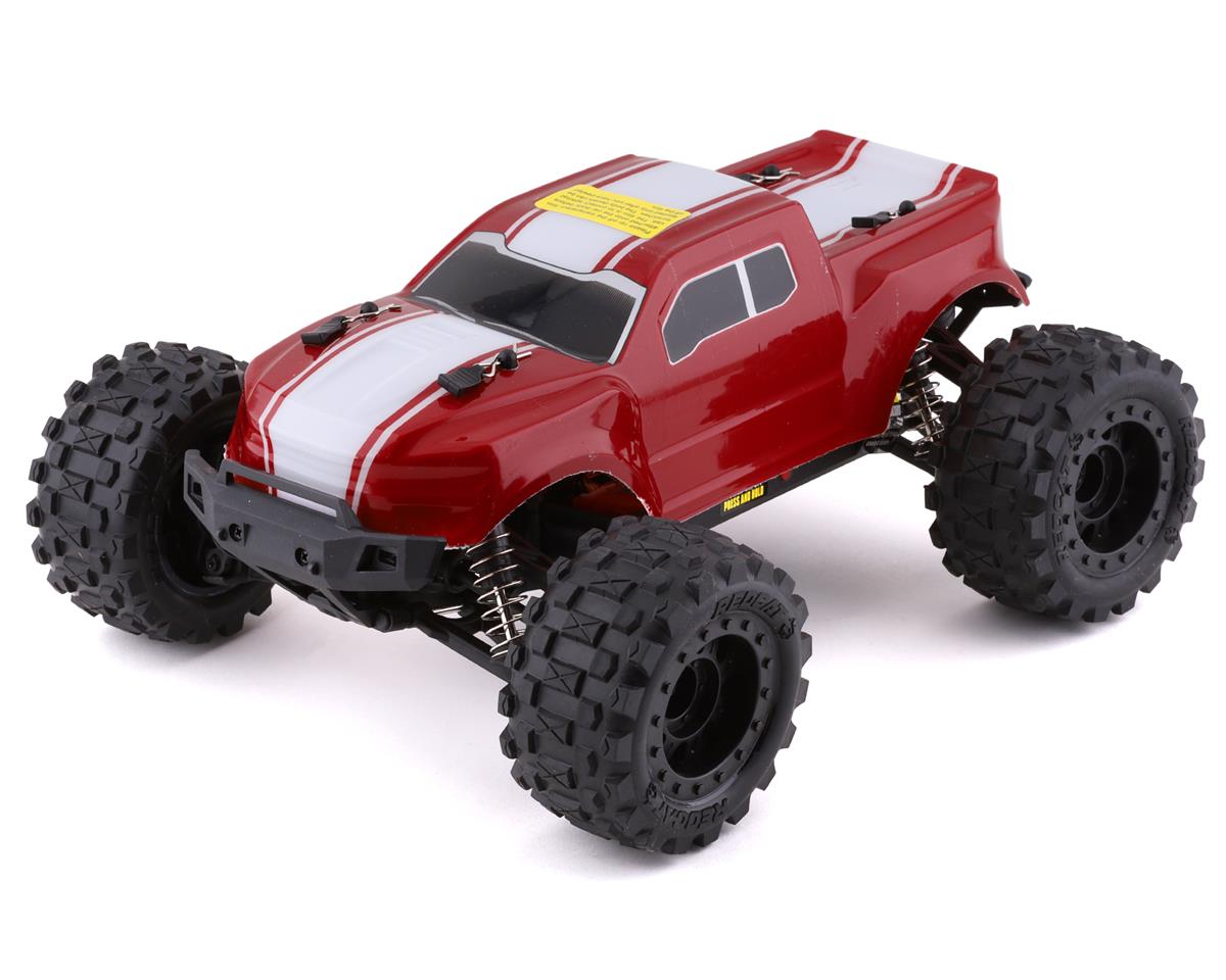 Redcat RER13648Volcano-16 1/16 4WD Brushed RTR Truck (Red) w/2.4GHz Radio