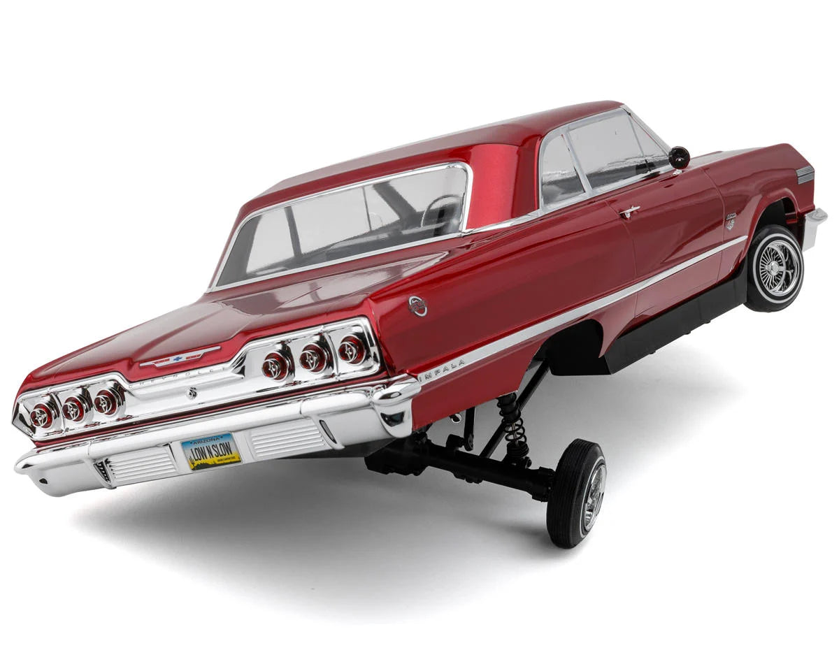 Redcat RER33481 SixtyThree Chevrolet Impala 1/10 RTR Scale Hopping Lowrider (Red) w/2.4GHz Radio, Battery & Charger