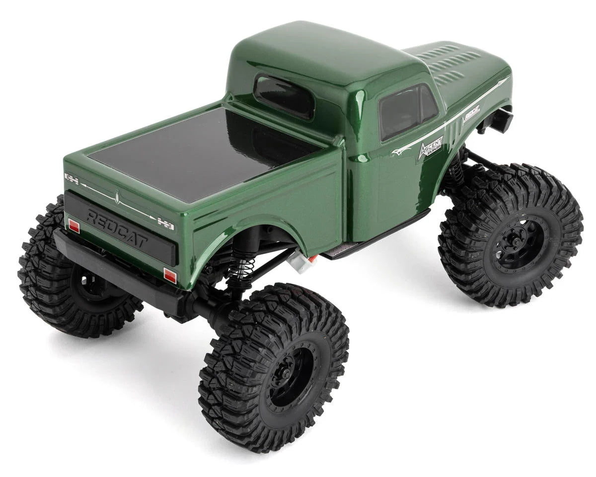 Redcat RER39150 Ascent-18 1/18 4WD RTR Brushless Rock Crawler (Green) w/2.4GHz Radio, Battery & Charger