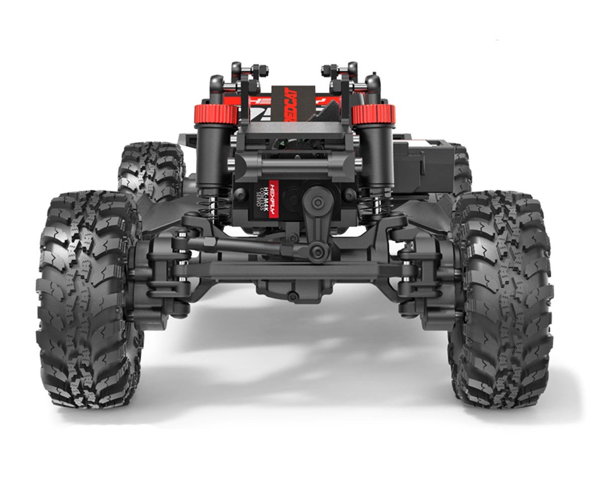 Redcat RER39153 Ascent-18 International Scout II 1/18 4WD RTR Brushless Rock Crawler (Red) w/2.4GHz Radio, Battery & Charger