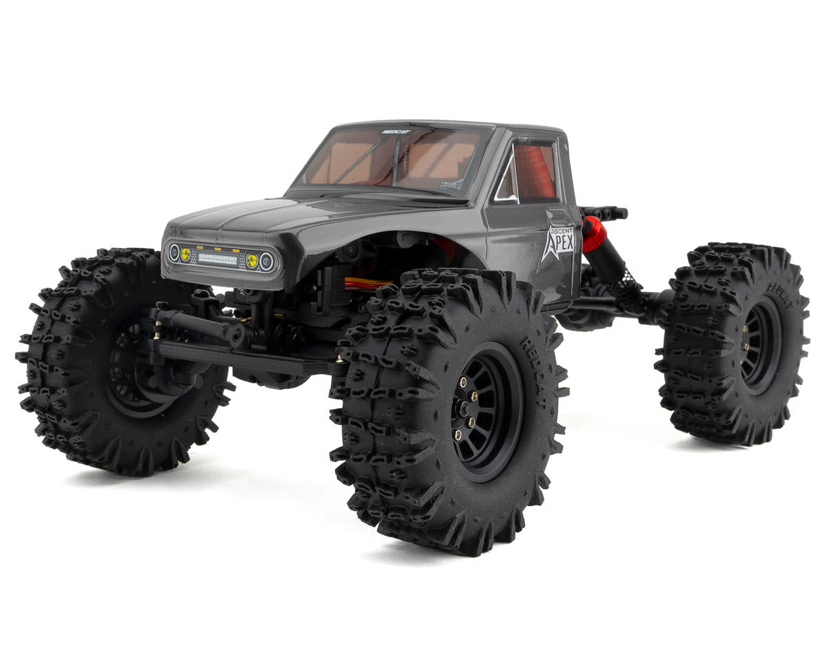 Redcat Ascent-18 Apex 1/18 4WD RTR Brushless Rock Crawler (Red) w/2.4GHz Radio, Battery & Charger