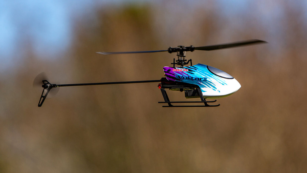 RAGE RC RGR6002 Volitar X RTF Micro Heli with Blue Canopy