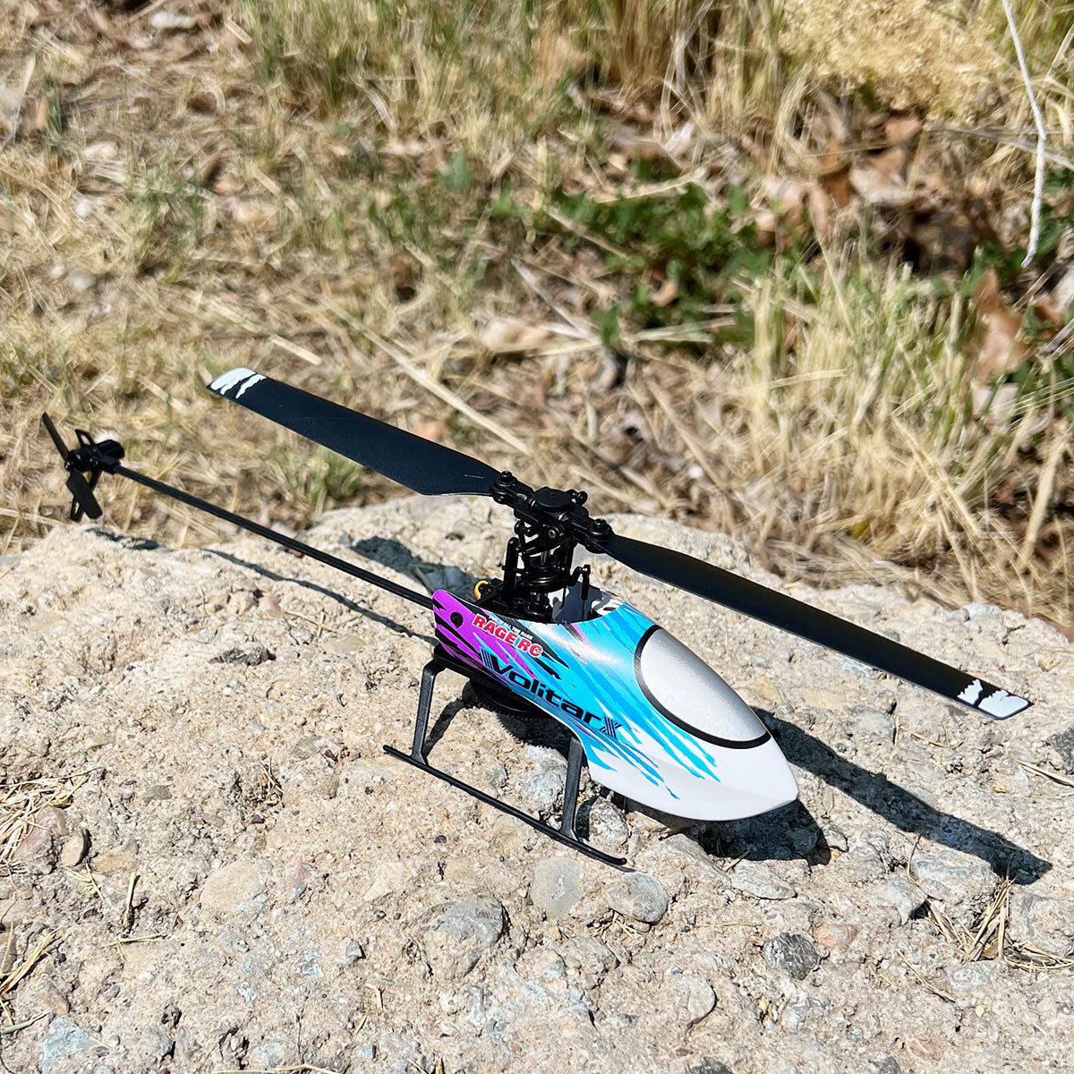 RAGE RC RGR6002 Volitar X RTF Micro Heli with Blue Canopy