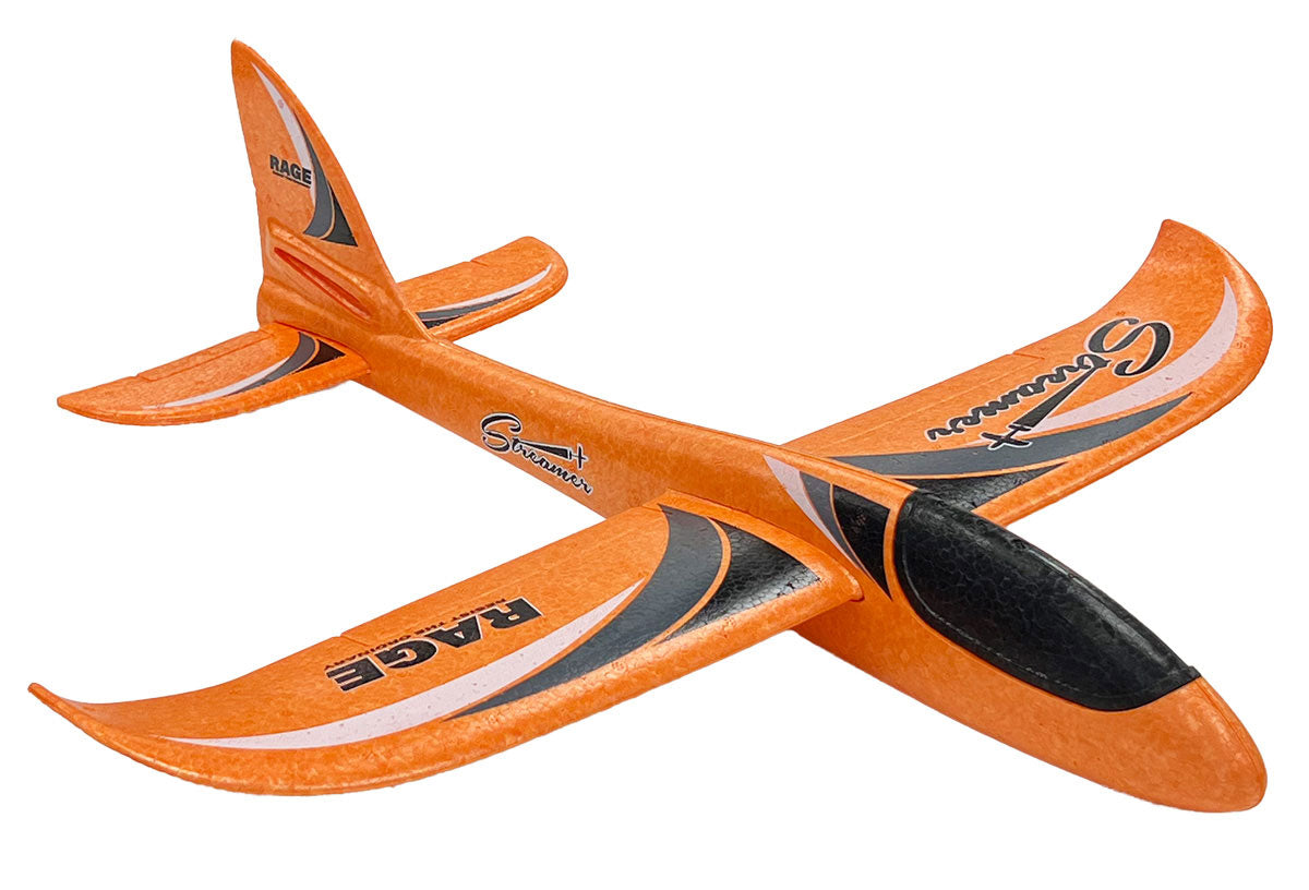 RAGE RC 9009 Streamer Hand Launch Glider, Orange