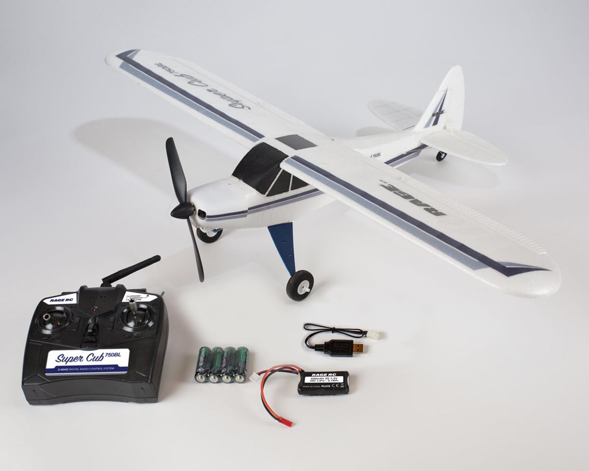 RAGE RGRA1500 Super Cub 750BL RTF Electric Airplane (750mm)
