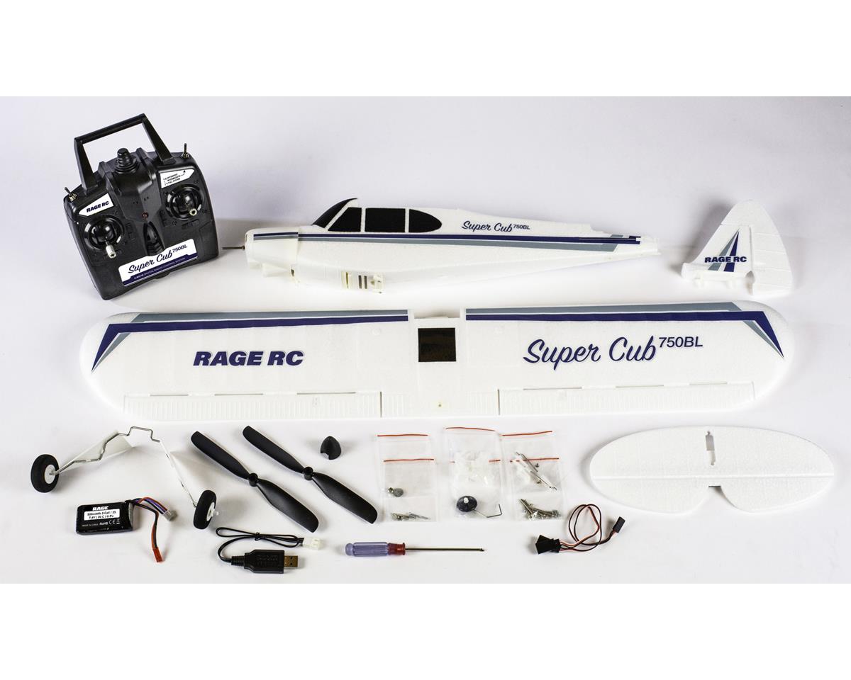 RAGE RGRA1500 Super Cub 750BL RTF Electric Airplane (750mm)