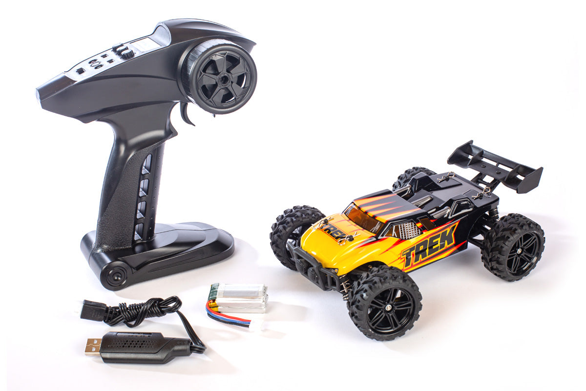 RAGE RC RGRC2450 Mini Trek 1/24 RTR Truggy Jaune