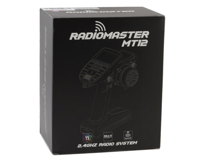 RadioMaster HP0157.0068 MT12 4-in-1 16-Channel 2.4GHz Radio System w/R85C Receiver w/2S Li-Ion Battery