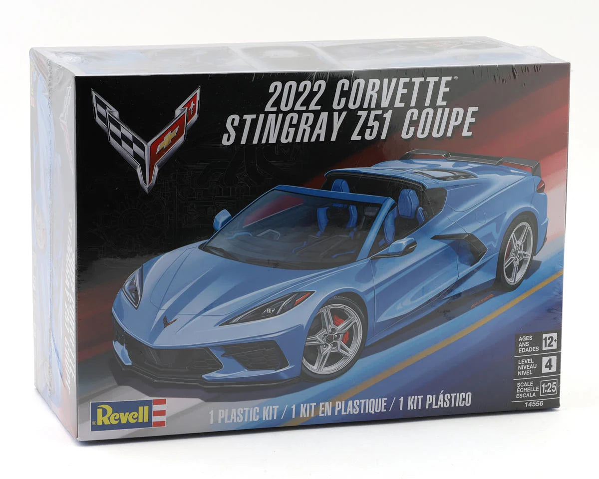 Revell RMX145569090 1/25 2022 Corvette® Stingray Z51 Coupe Plastic Model Kit