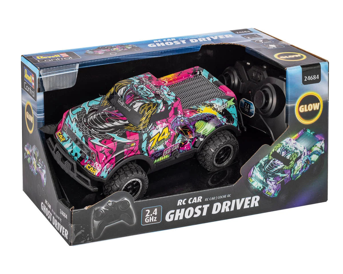Revell Control Ghost Driver 1/22 Electric RTR RC Truck (Purple) w/2.4GHz Radio & AA Batteries