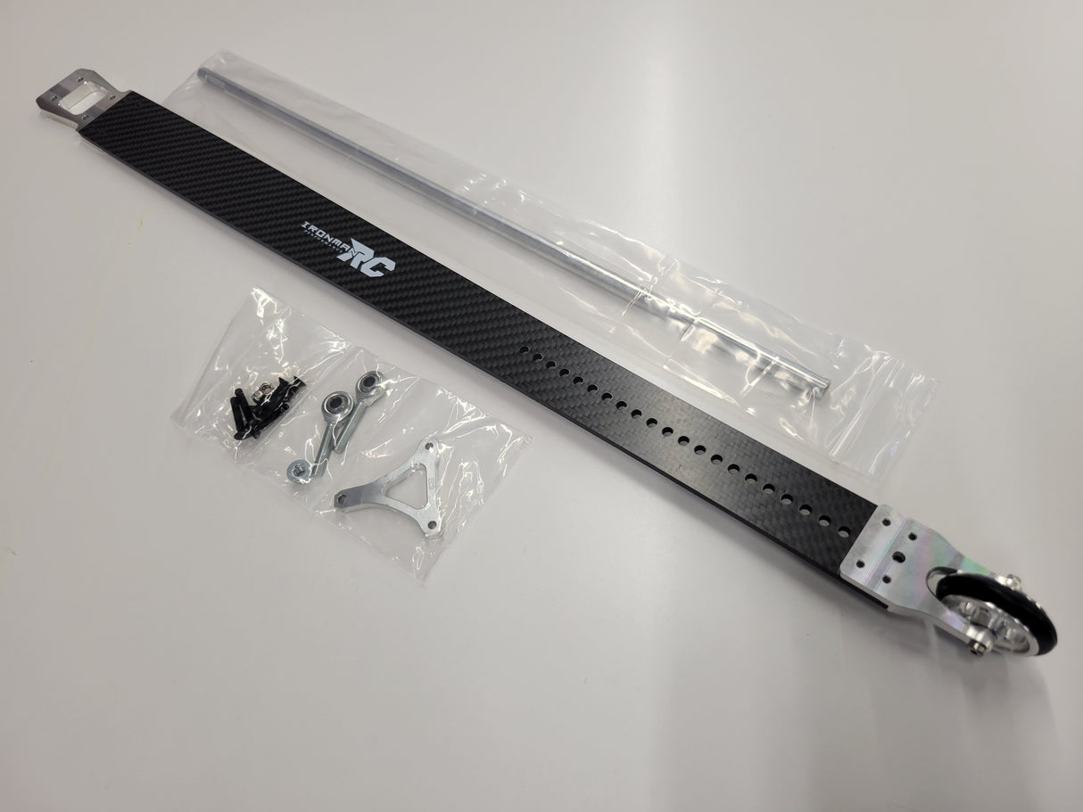 IRonManRc Limitless Infraction Felony 3k 4mm Carbon Fiber Wheelie Bar *DRAG BEAST*