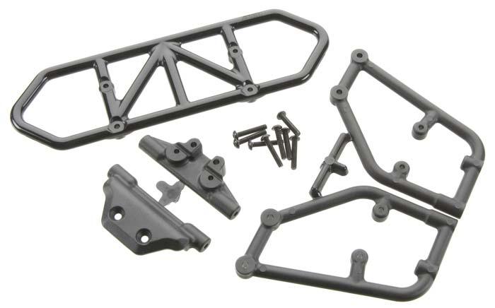RPM 80122 Rear Bumper Black Traxxas Slash 4X4