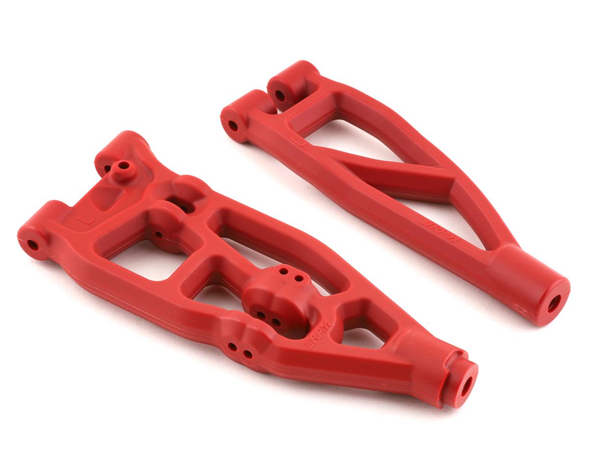 RPM 81579 Brazos en A delanteros izquierdos, para vehículos ARRMA 6s (V5 y EXB), rojo