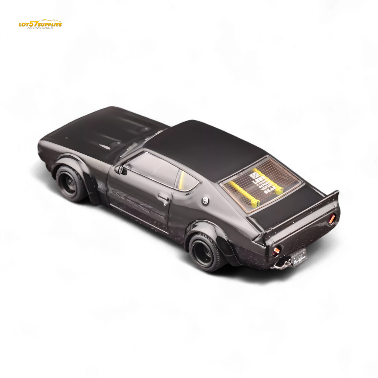 Inno64 Nissan Skyline 2000 GT-R KPGC110 Kenmeri Black 1:64