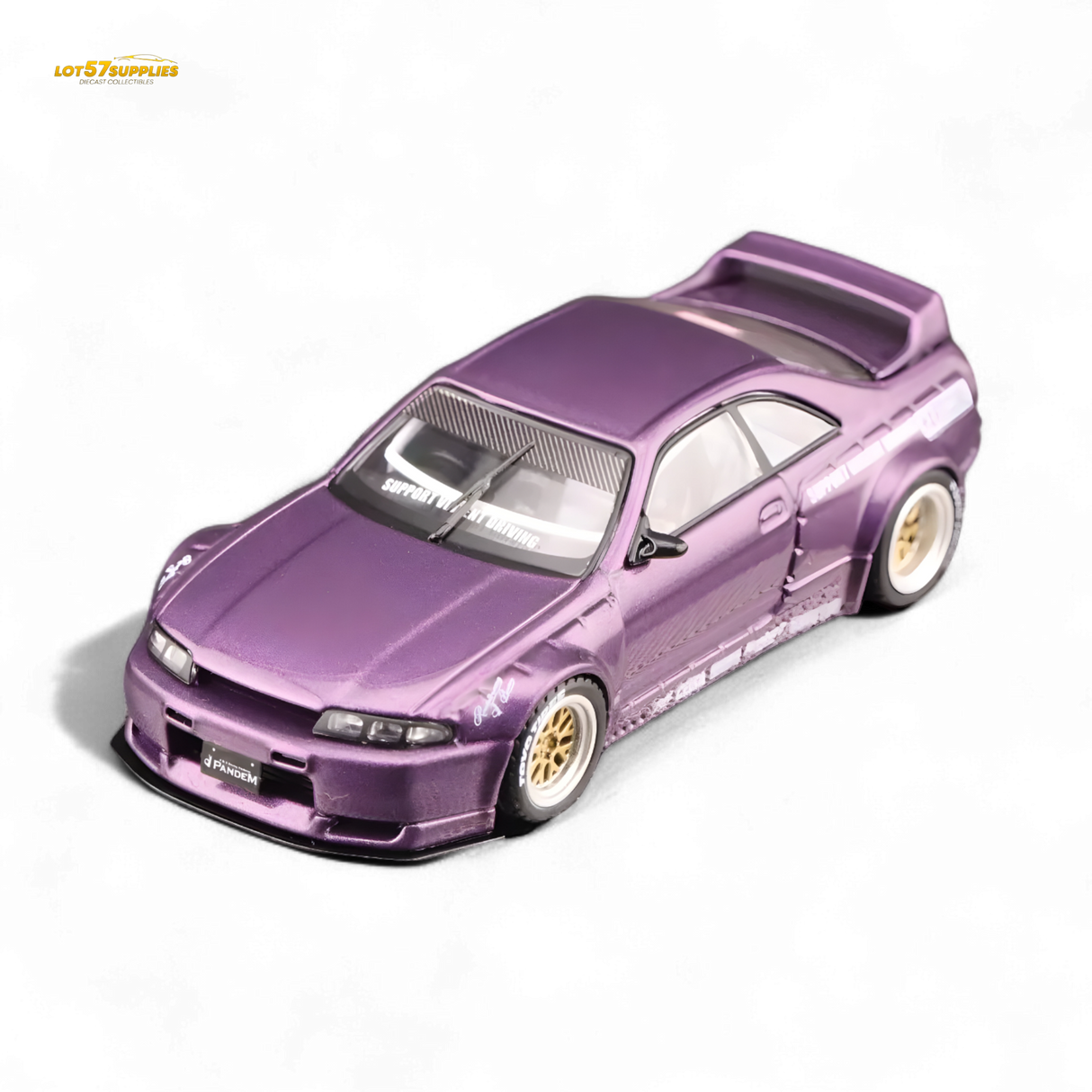 Inno64 Nissan Skyline GT-R R33 Pandem Rocket Bunny Purple 1:64