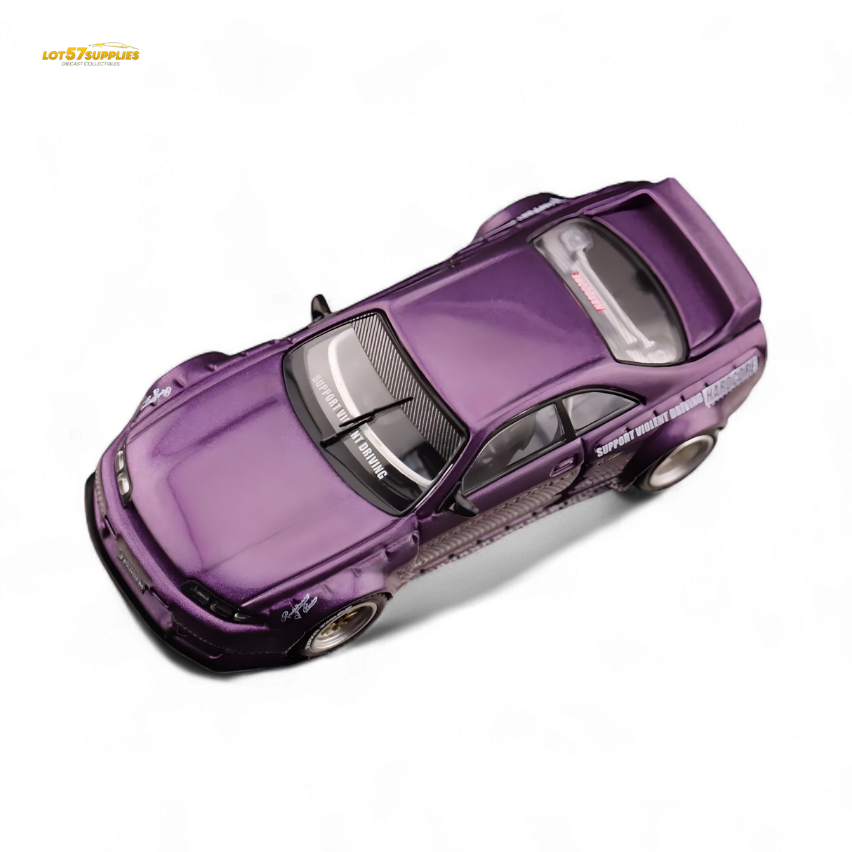 Inno64 Nissan Skyline GT-R R33 Pandem Rocket Bunny Purple 1:64
