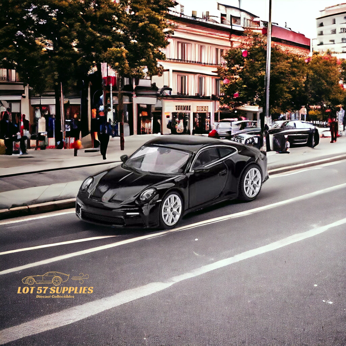 Mini GT Porsche 911 GT3 Touring Black 1:64