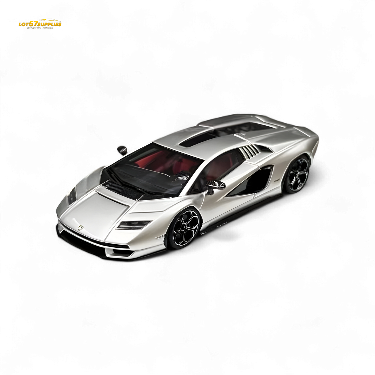 Fuelme Model Lamborghini Countach LPI 800-4 Argento Luna 1:64