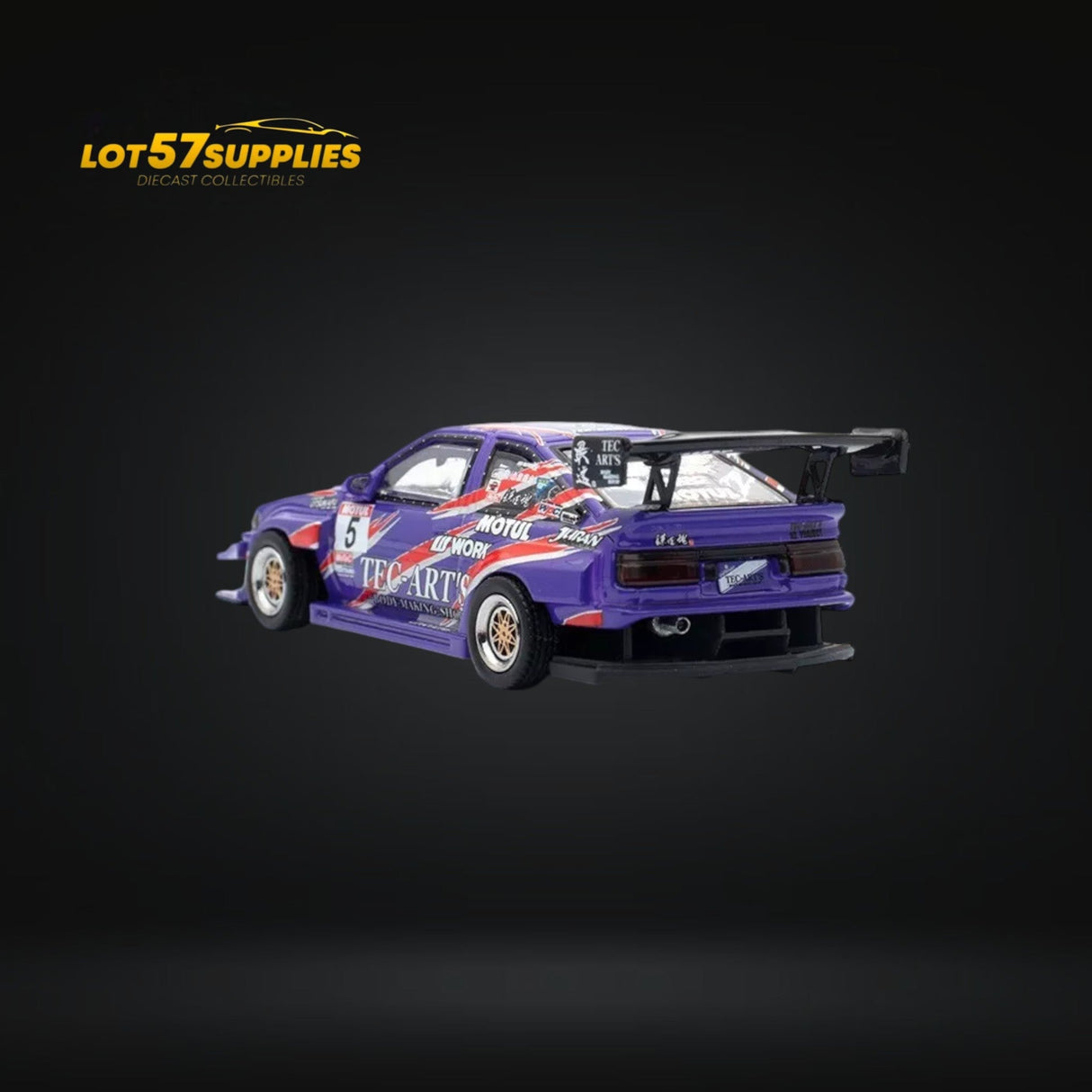 Inno64 Toyota Sprinter Trueno AE86 Purple 1:64