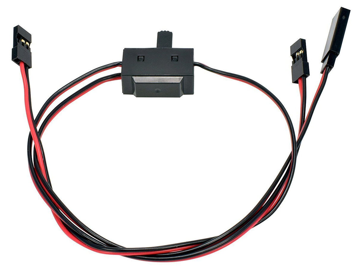 Apex 1056 RC Products JR Style 3 Way On/Off Switch W/ Charge Lead -3 Pack