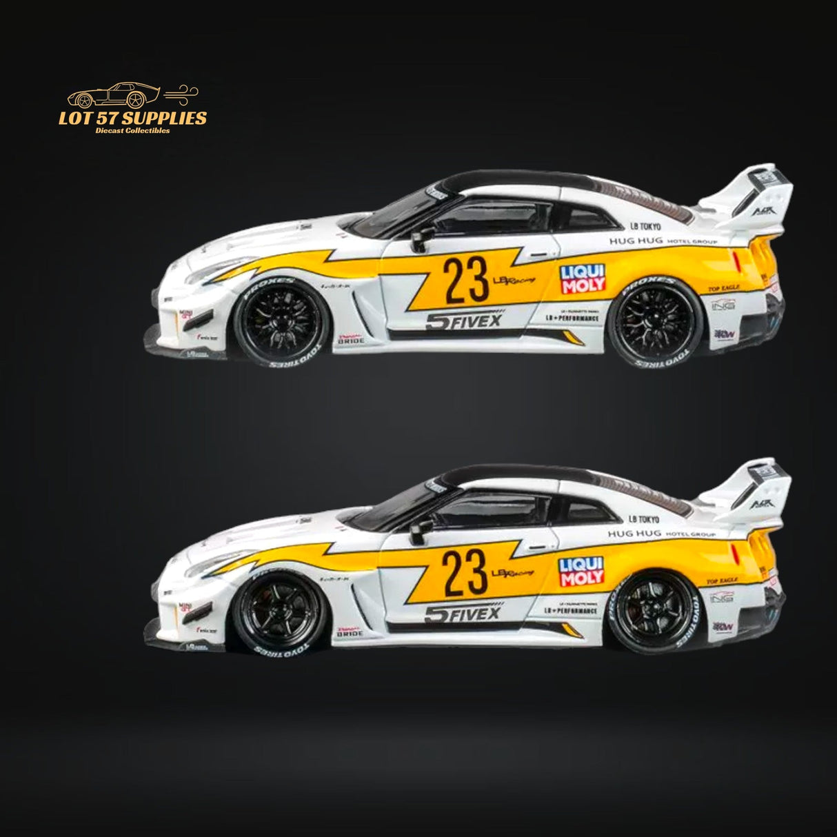 CM Model Nissan Skyline GT-R R35RR LBWK Silhouette 1:64