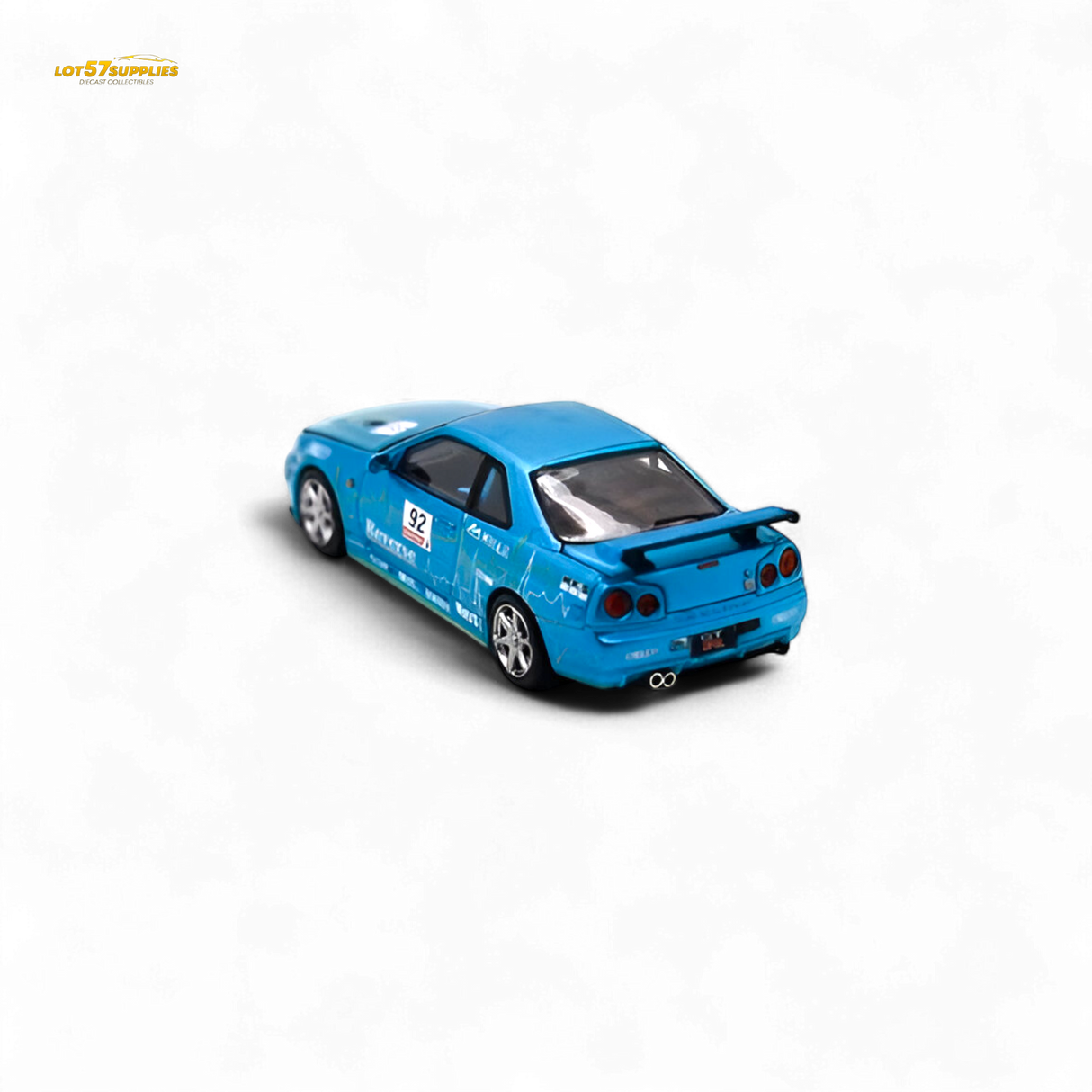 Cool Art Nissan Skyline R34 Blue #92 1:64