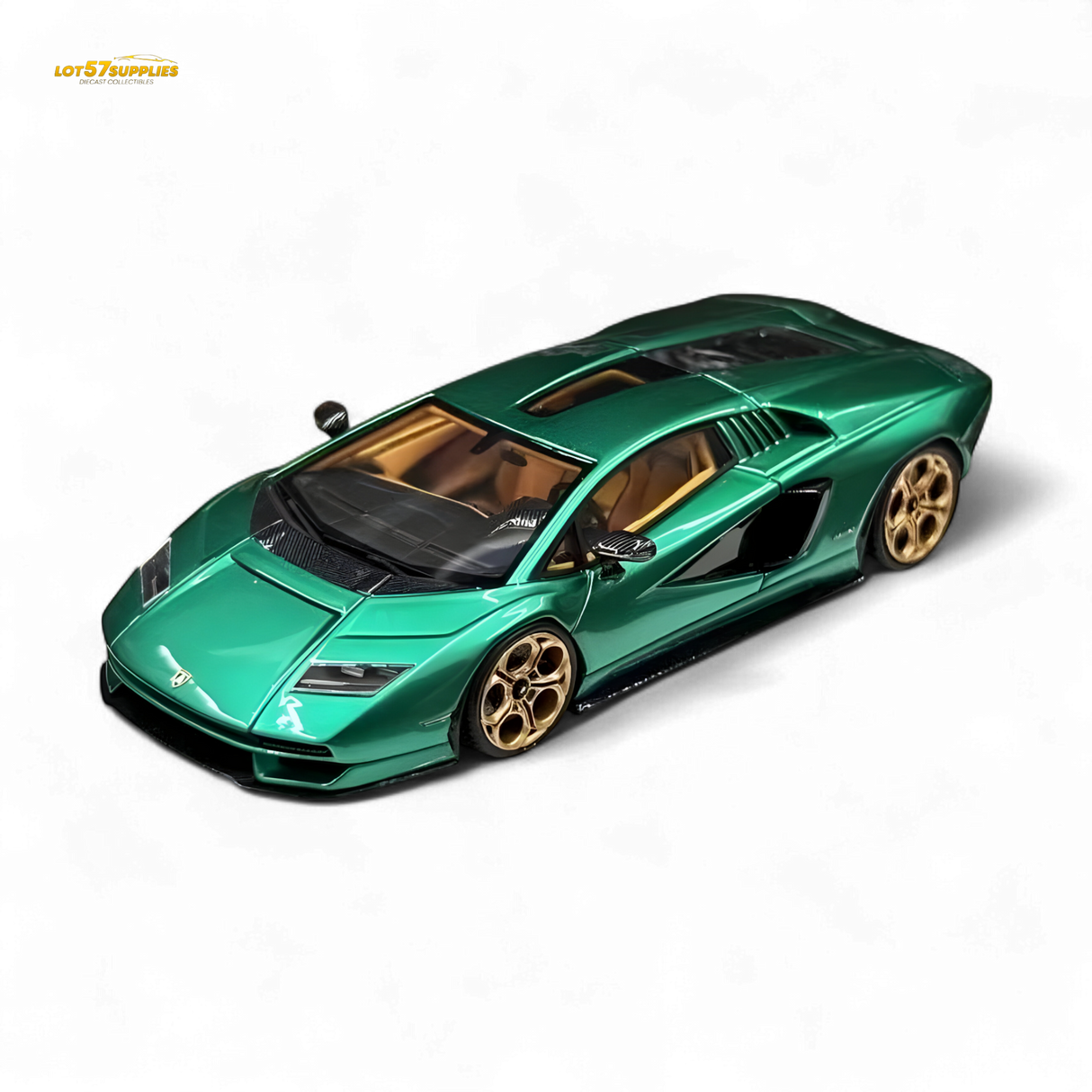 Fuelme Model Lamborghini Countach LPI 800-4 Verde Arbete 1:64