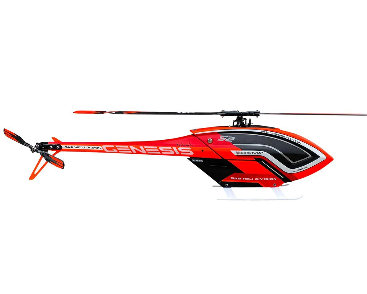 SAB Goblin SABSG425 Mini Genesis 420 Competition Electric Helicopter Kit (Orange) w/Blades