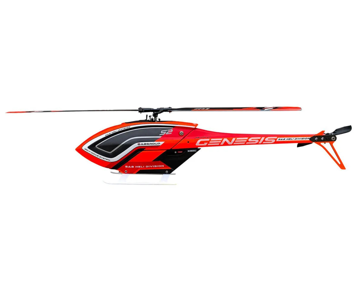 SAB Goblin SABSG425 Mini Genesis 420 Competition Electric Helicopter Kit (Orange) w/Blades