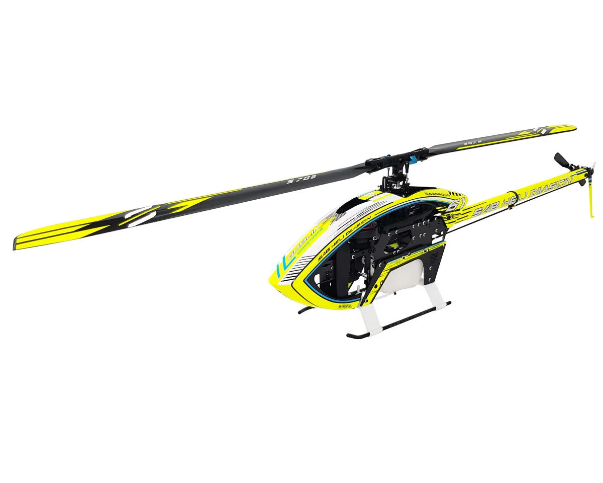 SAB SABSG781 Goblin ilGoblin Competizione 700 Nitro Helicopter Kit (Yellow) w/Blades