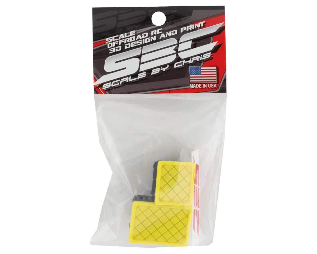 SCALE BY CHRIS TR06 1/18 Miniature Scale Accessory Bundle w/Large & Small HD Tote (Black/Yellow)