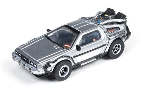 Autoworld Back to the Future Delorean AW Xtraction R13 Silver Screen Machines Ho