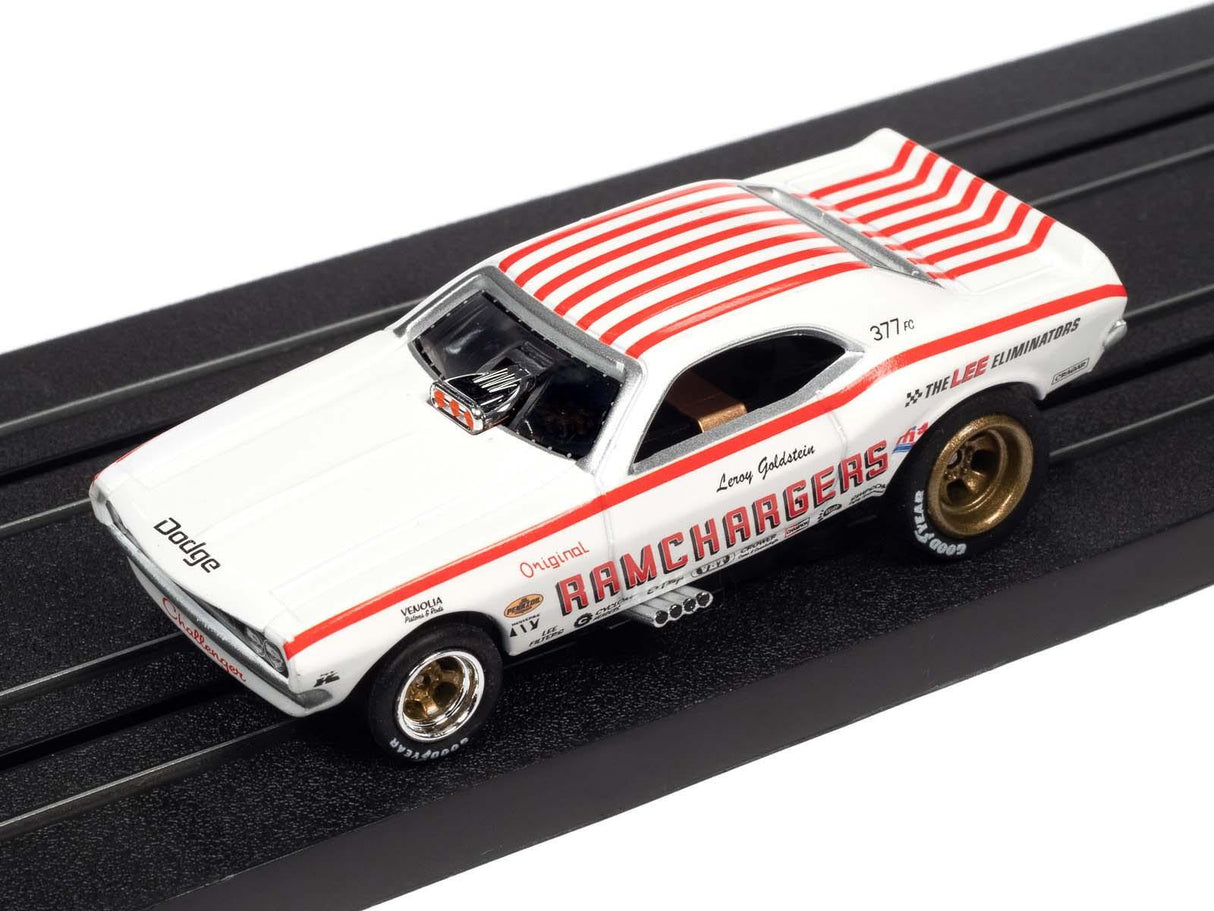 Auto World 4Gear Ramchargers Dodge Challenger Funny Drag AFX HO Slot Car