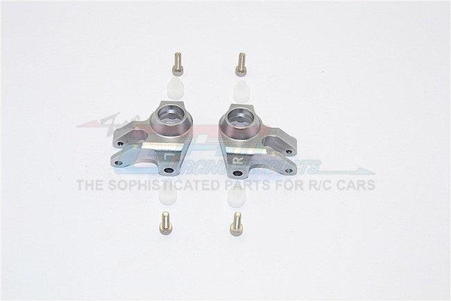 GPM SCX2021-GUNSILVER FRONT KNUCKLE ARM AXIAL SCX10 II