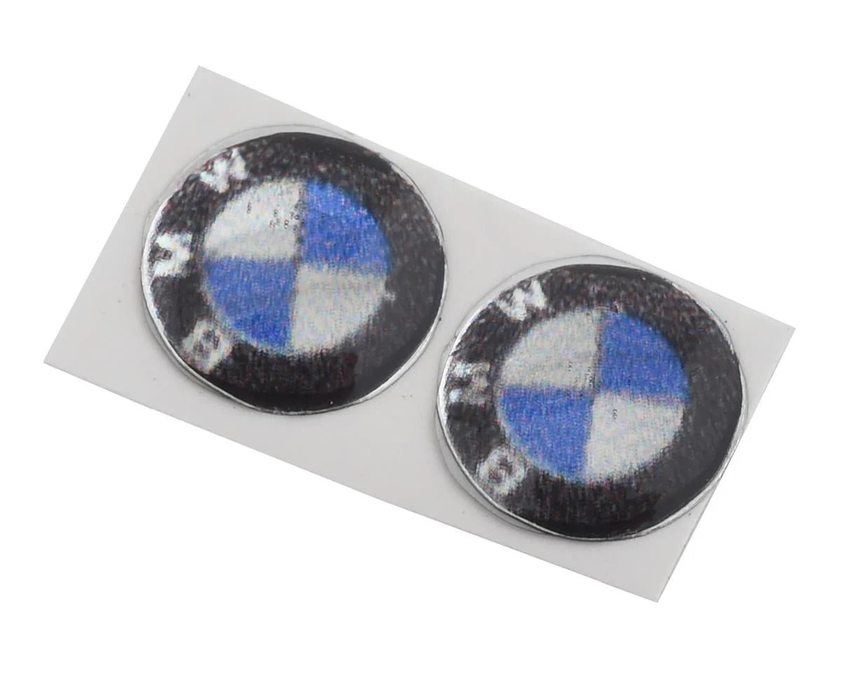 Sideways SDW-BADGES-BMW RC BMW Badges (2) (Miniature Scale Accessory)