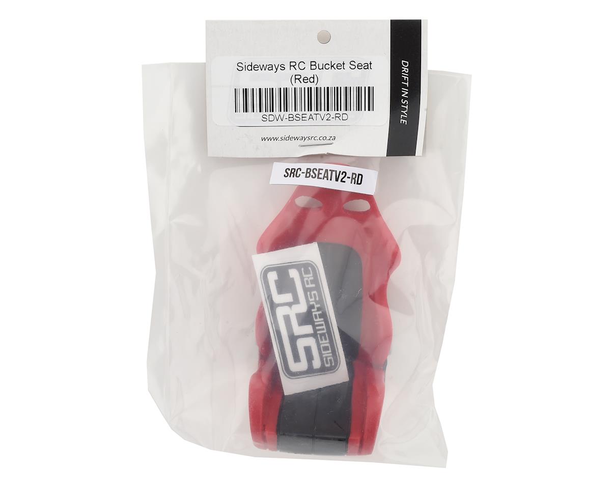 Sideways RC SDW-BSEATV2-RD Scale Drift Bucket Seat V2 (Red)