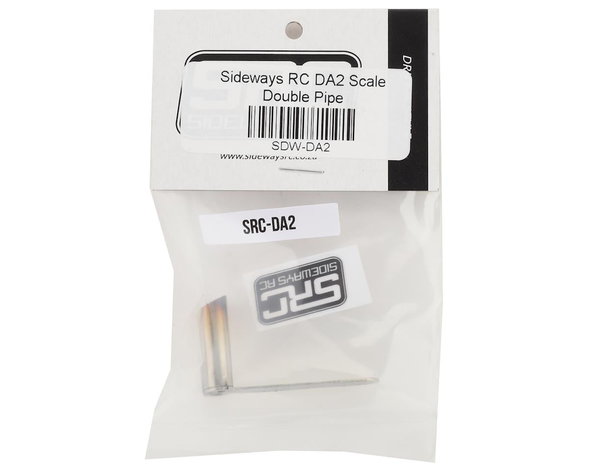 Sideways SDW-DA2 RC Scale Drift DA2 Scale Double Pipe Dual Exhaust Tip