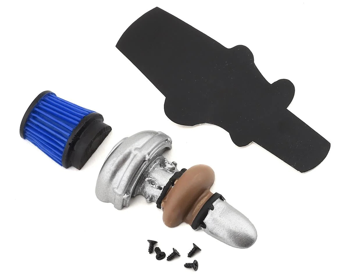 Sideways RC SDW-HTURCONE-BL Scale Drift Half Turbo w/Cone Filter (Blue)