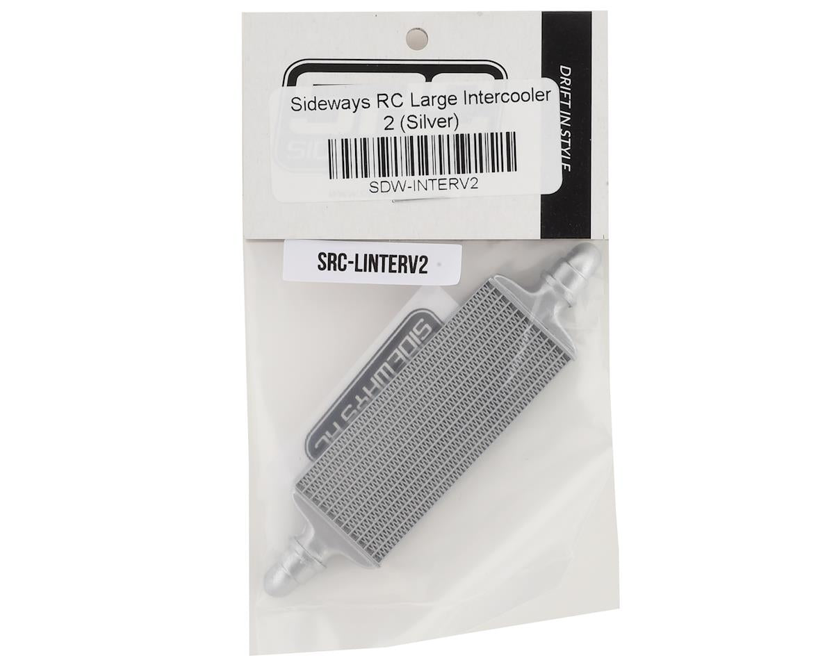 Sideways RC SDW-INTERV2 Scale Drift Large Intercooler 2 (Silver)